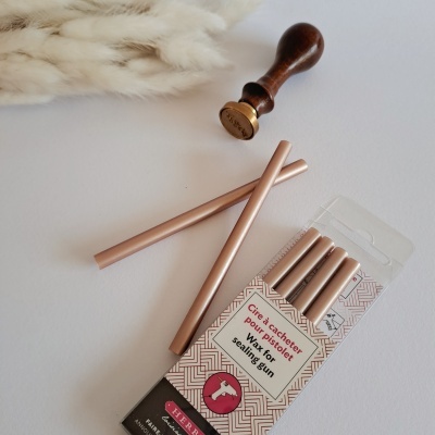 Caixa com 6 barras Lacre Rose Gold