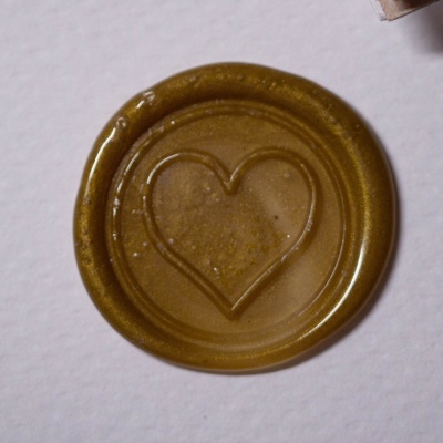 Lacre autoadesivo Coração