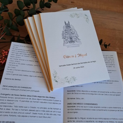 Missal A5 com aguarela