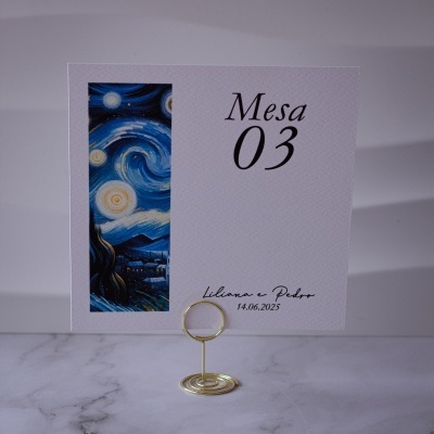 Identificador de Mesa Van Gogh