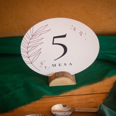 Identificador de Mesa Terracotta