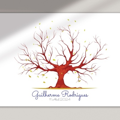 Placa árvore para digitais 5