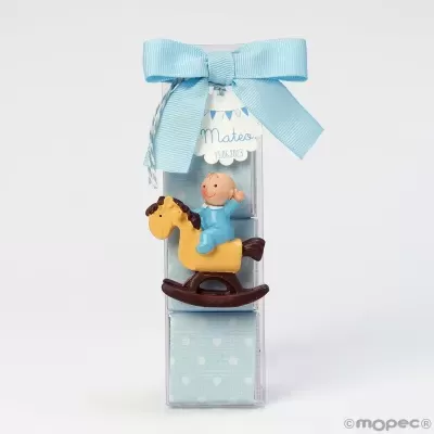 Iman Pit & Pita com caixa azul ou rosa e napolitanas