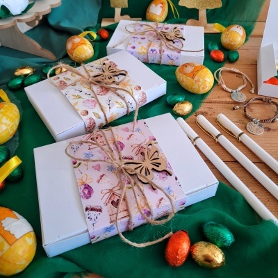 Caixa especial ovos da Páscoa