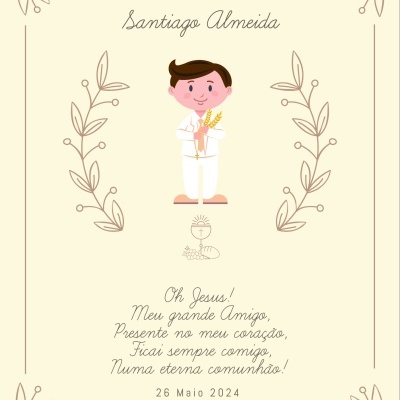 Convite de Comunhão digital 1