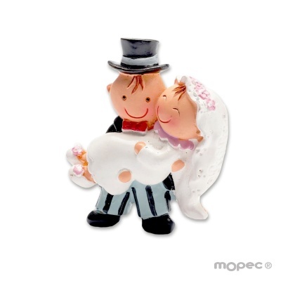 12 Ímanes Noivos Pit com Pita ao colo