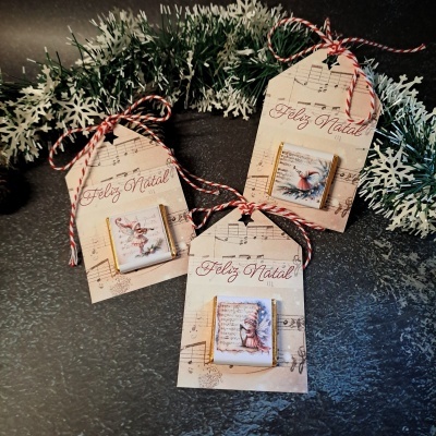 Cartão casinha com Napolitana