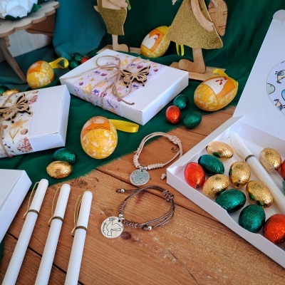 Caixa especial ovos da Páscoa