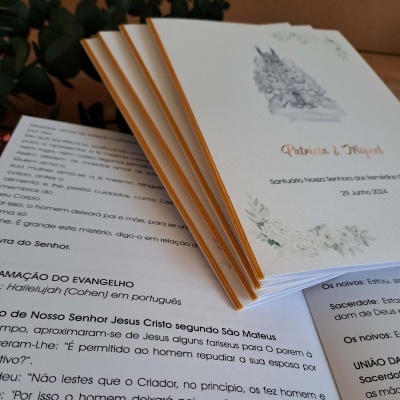 Missal A5 com aguarela