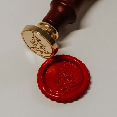 6 Lacres autoadesivos Natal