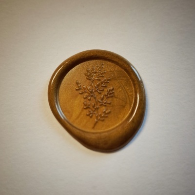 Lacre autoadesivo ramo de Oliveira