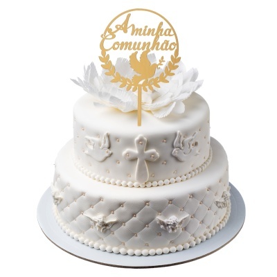 "A minha Comunhão" em dourado