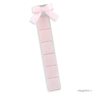 Caixa com 6 Napolitanas e laço Caixa com 6 Napolitanas e laço