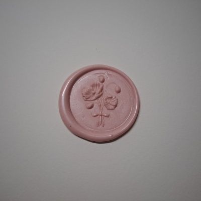 Lacre autoadesivo Papoila