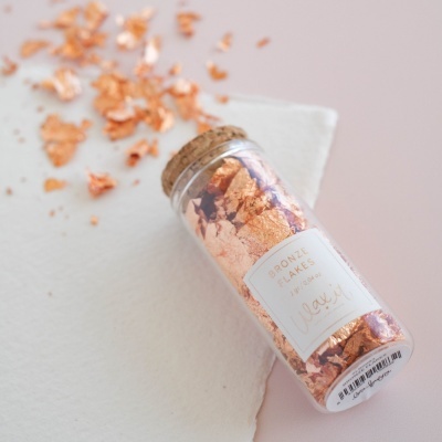 Frasco de 3g de "flakes": Bronze