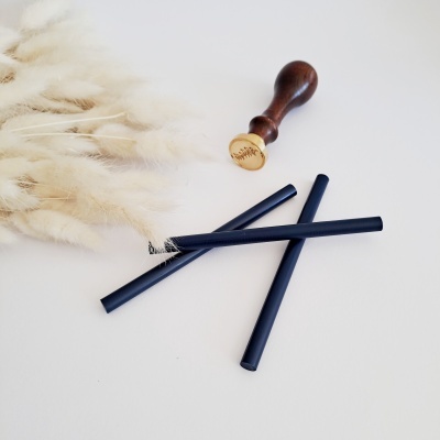 Caixa com 6 barras Lacre Azul escuro