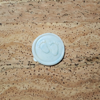 Lacre autoadesivo pézinhos de Bebé