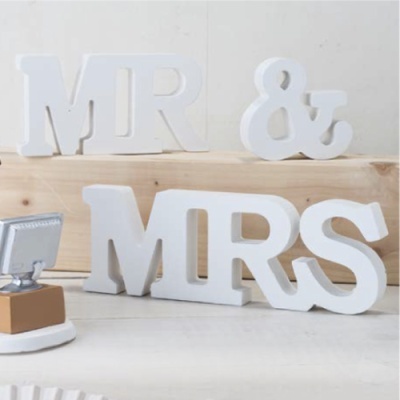 Conjunto de letras MR & MRS