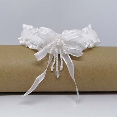 Liga de Organza Branca