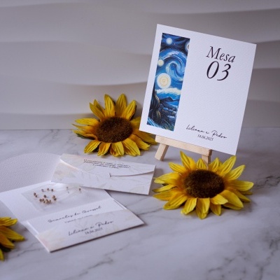 Envelope pequeno para sementes Van Gogh