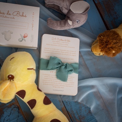 24 Cartões milestones com caixa