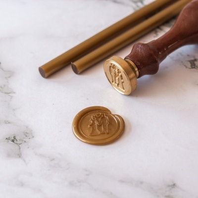 Lacre autoadesivo Noivos