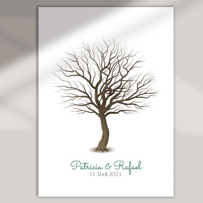 Placa árvore para digitais 4