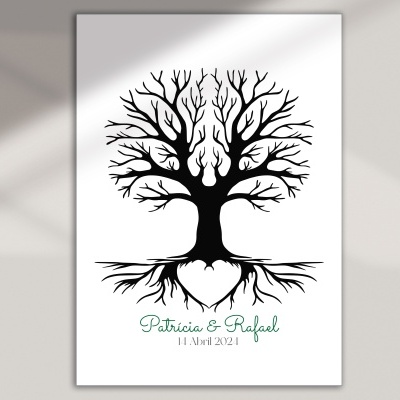 Placa árvore para digitais 2