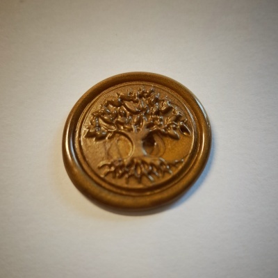 Lacre autoadesivo árvore da vida