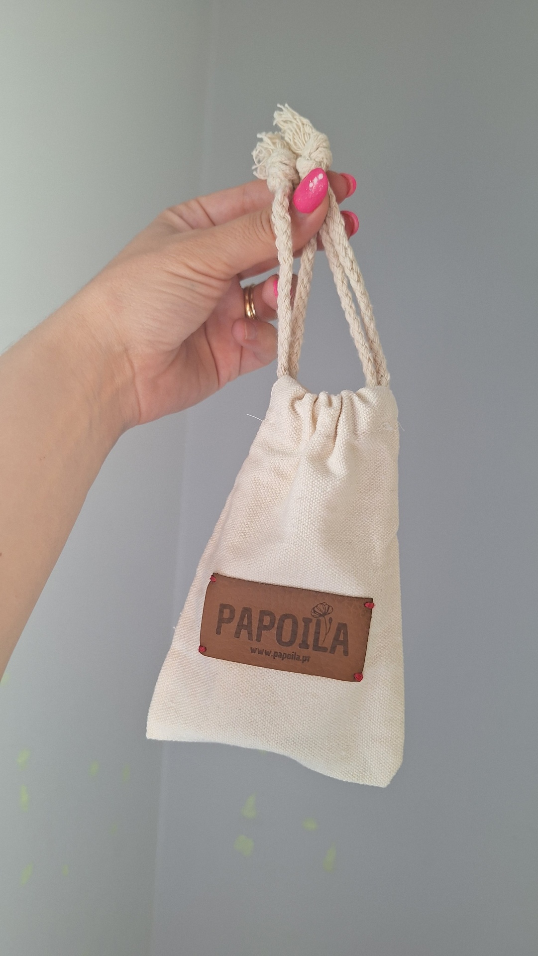 Saco algodão para pequenos cosméticos Saco algodão para pequenos cosméticos