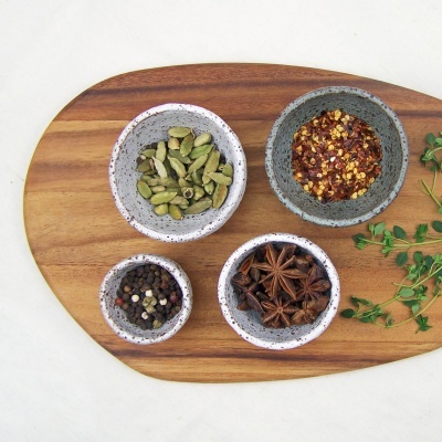 Rustic Spice Bowl Set