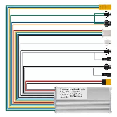 Controlador 60V 30A 1500W-A LCD QS-S4
