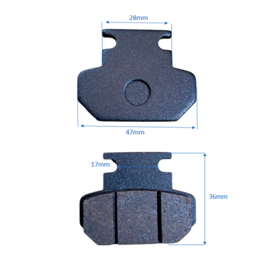 pastilhas de travão de bicicleta preto com medidas