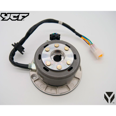 Magnetico (COMPLETO), 5 fios/2 amarelos c/ Ficha a prova de agua - ULTRALEVE - YX125/140/150/160 - Ycf / Pitbike