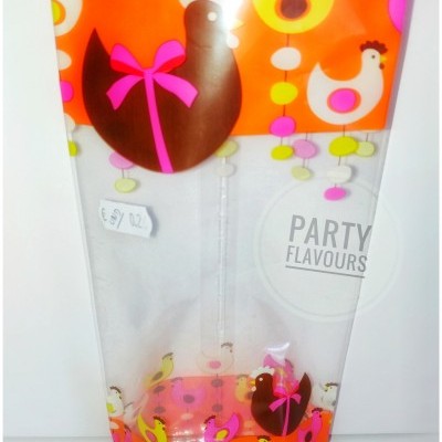 Saco para páscoa 10cmx22cm