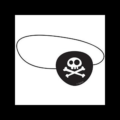 4 Tapa-Olhos Piratas