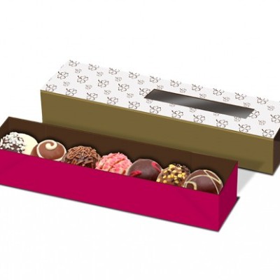 Caixa para doces e brigadeiros