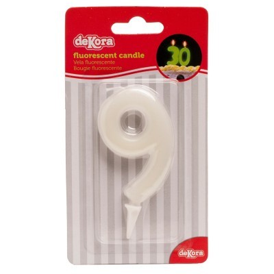 Vela nº9 Fluorescente