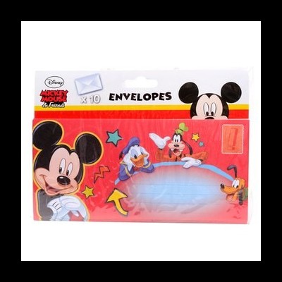 10 Envelopes Mickey
