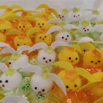 Coelhos decorativos Páscoa