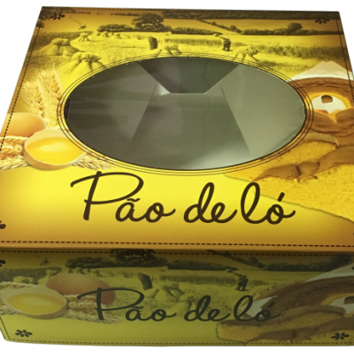 Caixas pão de ló