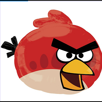 Balão Angry Birds Vermelho