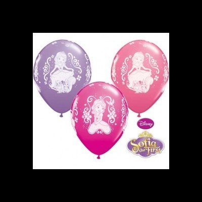 6 Balões Princesa Sofia