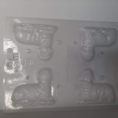 Molde de chocolate carneiros