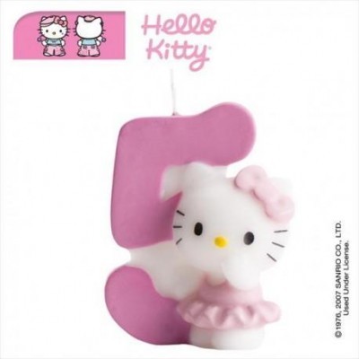 Vela nº5 Hello Kitty