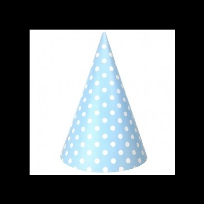 Chapéus Azuis c/ Bolinhas Brancas