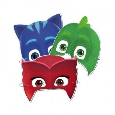 6 Máscaras Pj Masks