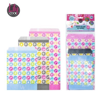 Sacos de Papel - 3 Tamanhos - 3 Cores