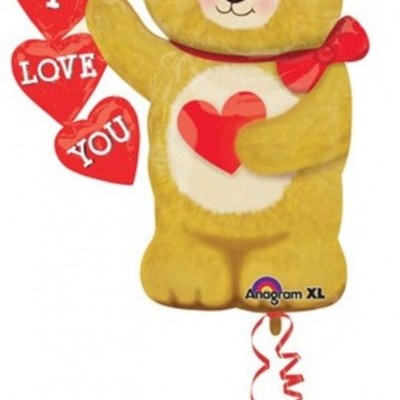 Balão Ursinho I Love You