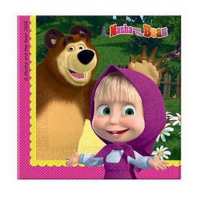 Guardanapos Masha e o Urso